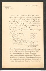 k.k. naturhistorisches Hofmuseum, Intendanzakten 1885-1896 (Hauer), Aktenzahl Z.380.a/1889, Seite 1